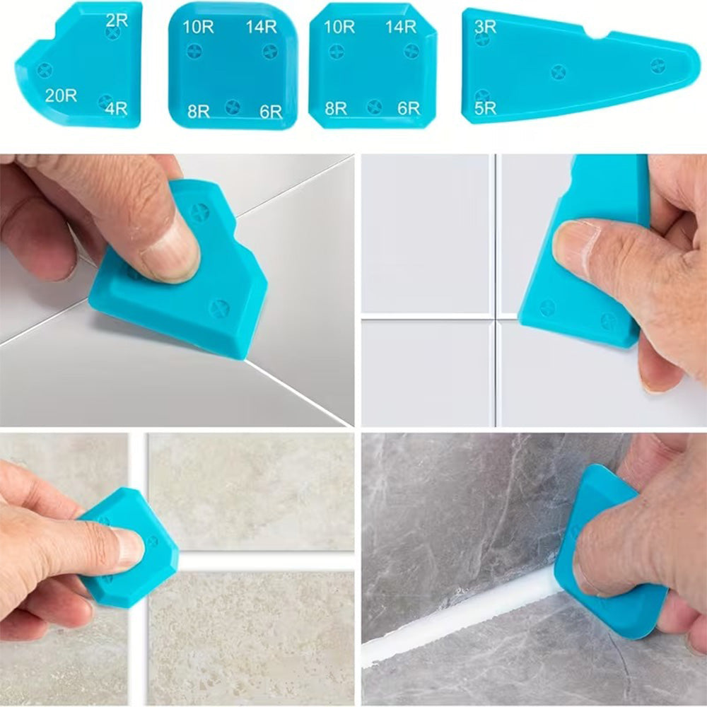 5-in-1 Caulking Tool Silicone Caulking Grout Removal Sealant Finishing Tool