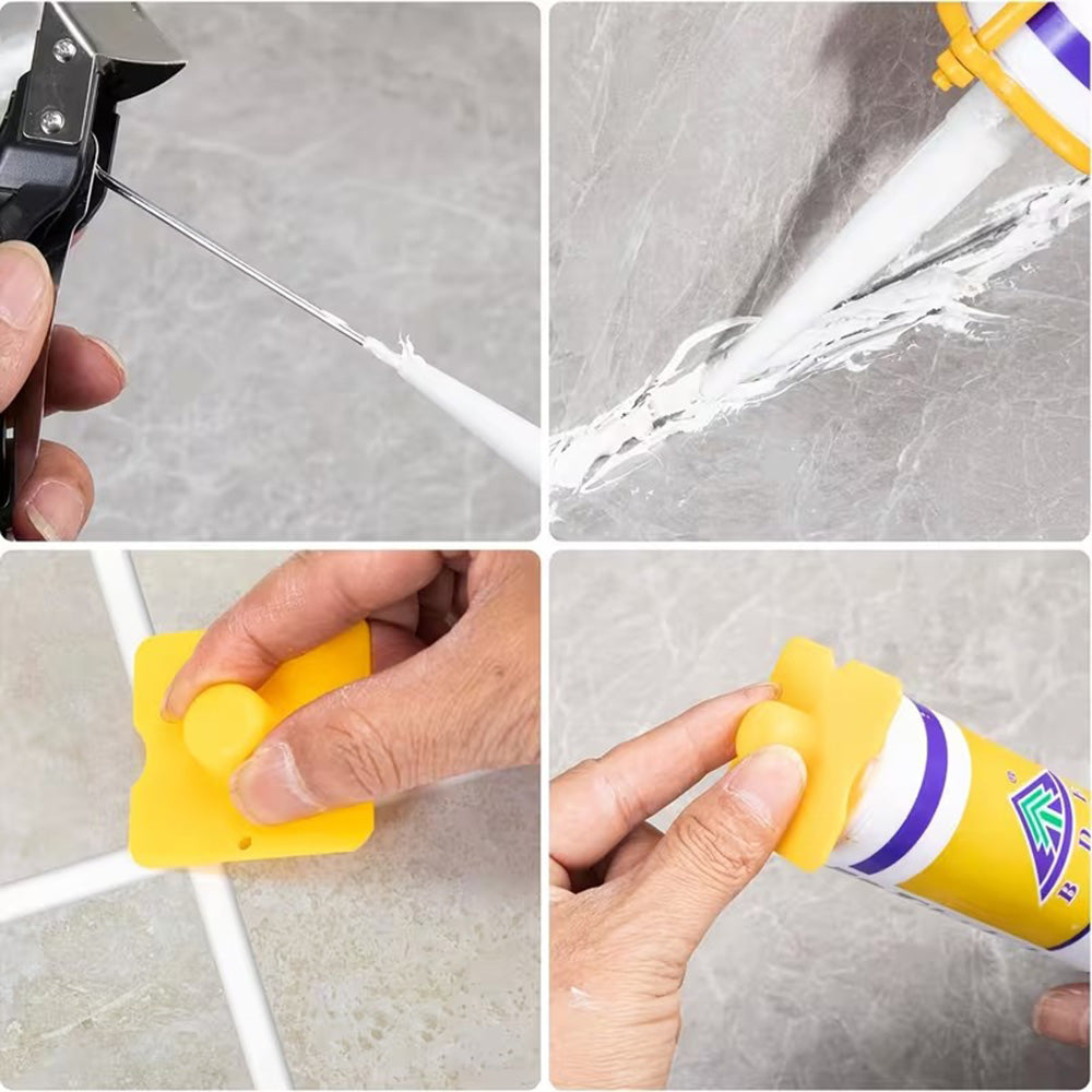 5-in-1 Caulking Tool Silicone Caulking Grout Removal Sealant Finishing Tool