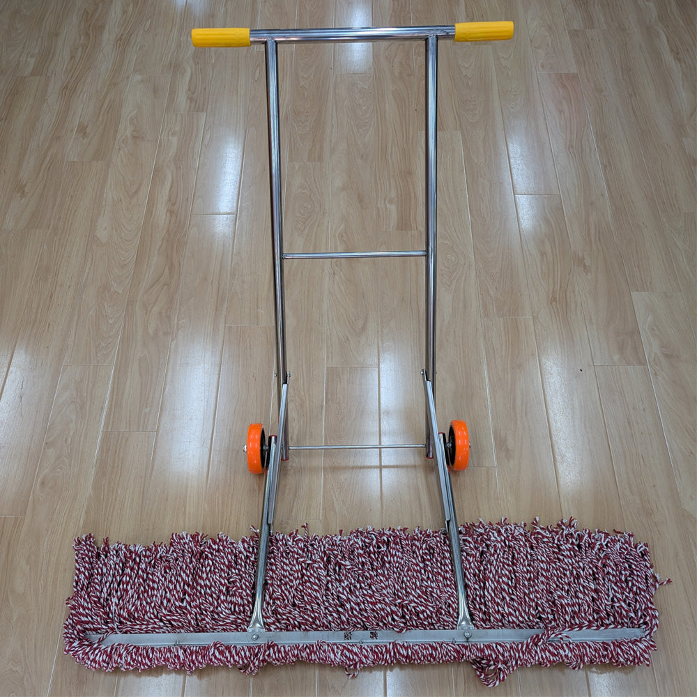 Commercial Dust Mop Cart Stainless steel Industrial Mop Dust Trolley