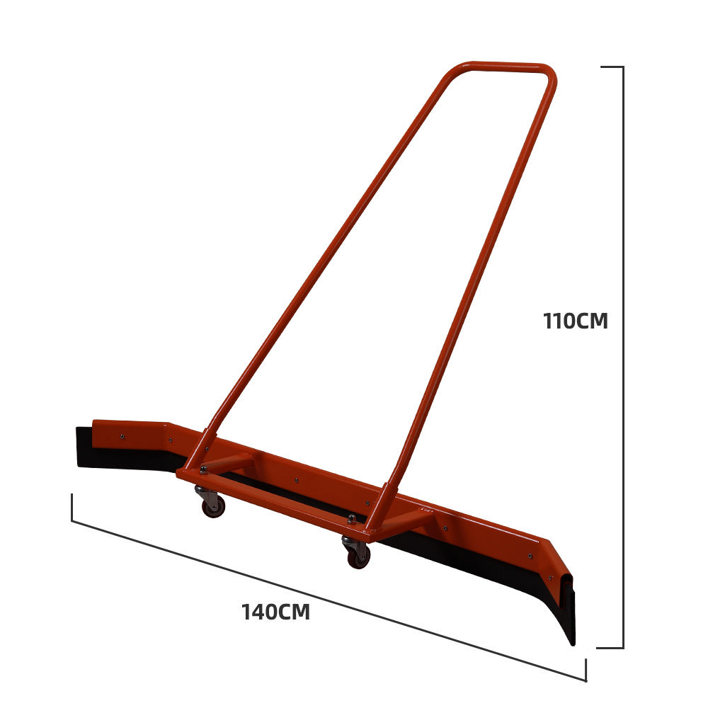 Tennis Court Squeegee with Wheels Heavy Duty Water Remover Floor Sweeper