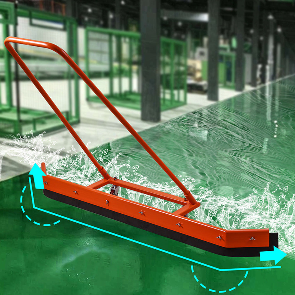 Tennis Court Squeegee with Wheels Heavy Duty Water Remover Floor Sweeper
