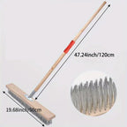 Stainless Steel Wire Brush Heavy Duty Scrubbing Brush long handle cleaning brush