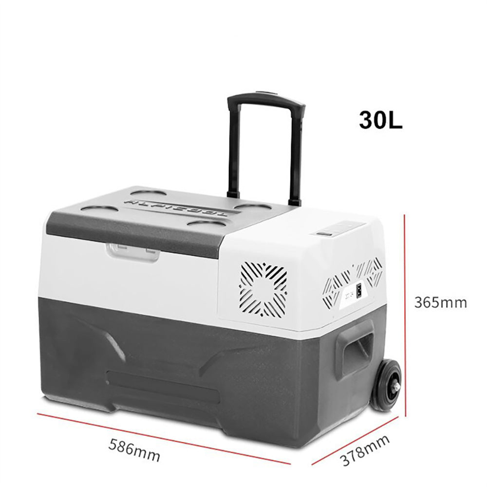 Mini Car Refrigerator 12V/24V DC 110-240V AC Portable Cooler 30L 50L Freezer