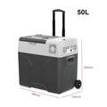 Mini Car Refrigerator 12V/24V DC 110-240V AC Portable Cooler 30L 50L Freezer