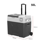 Mini Car Refrigerator 12V/24V DC 110-240V AC Portable Cooler 30L 50L Freezer