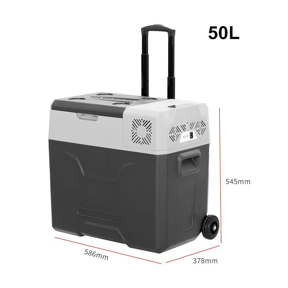 Mini Car Refrigerator 12V/24V DC 110-240V AC Portable Cooler 30L 50L Freezer