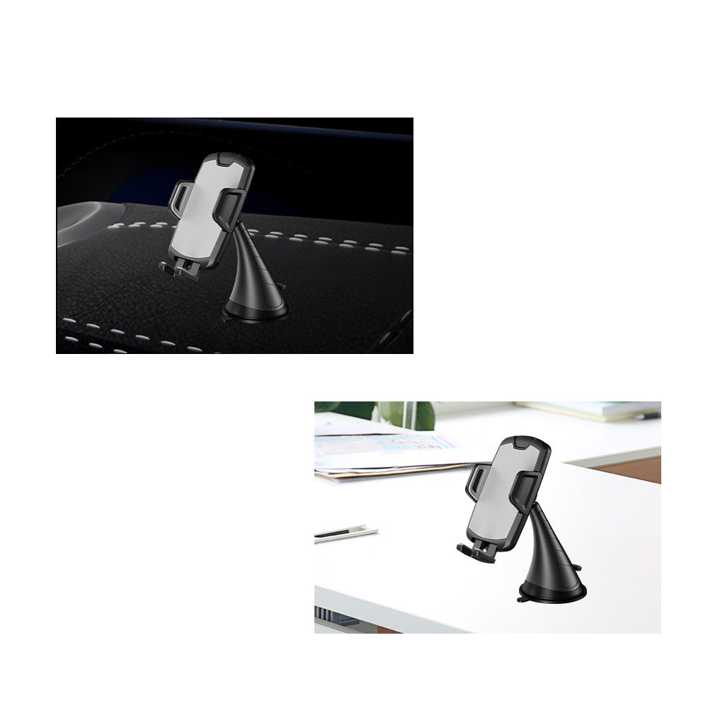 CAK60 Adjustable Horizontal and Vertical Screen Shockproof Dashboard Suction Cup Car Phone Mount