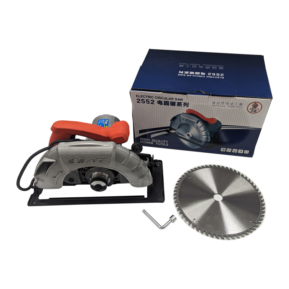 10 Inch Electric Circular Saw Woodworking Multifunctional Cutting Flip Table Saw
