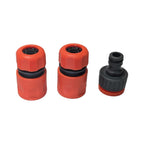 3 pcs 1/2" Quick Release Coupling Garden Hose Fitting Set