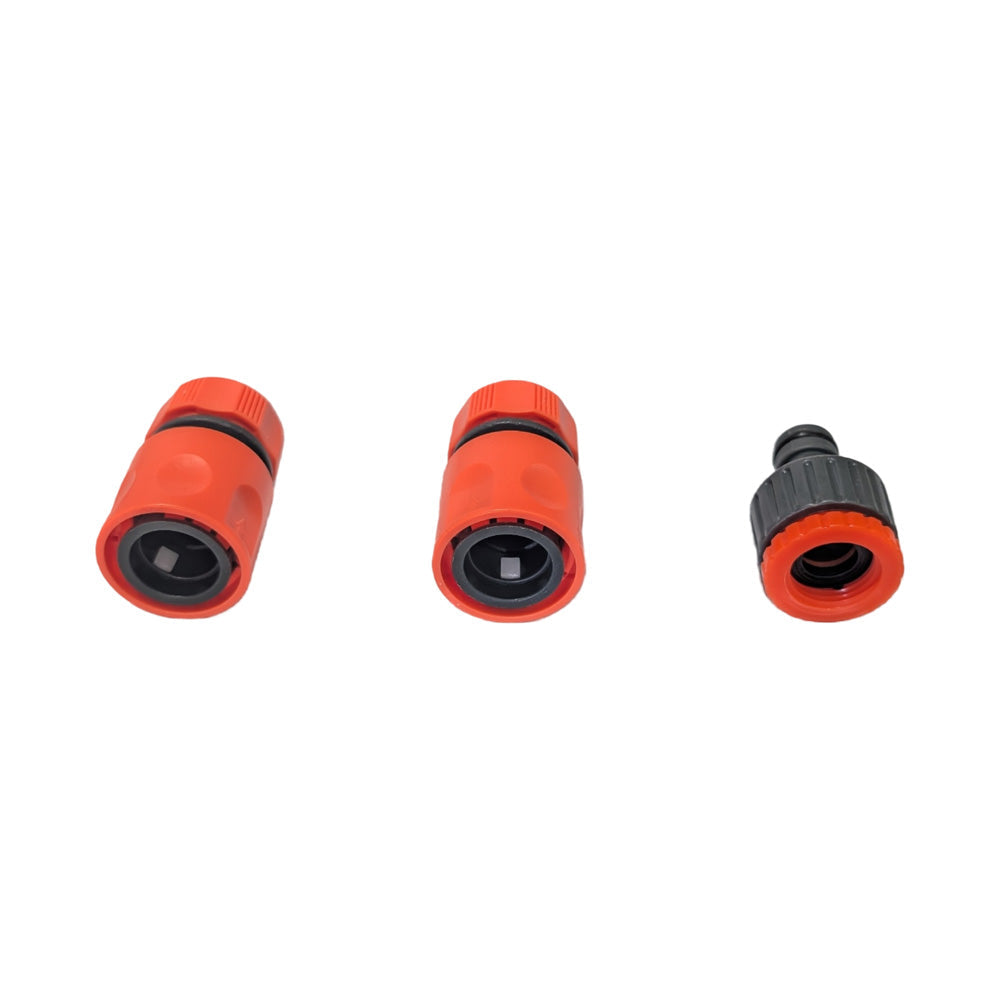3 pcs 1/2" Quick Release Coupling Garden Hose Fitting Set