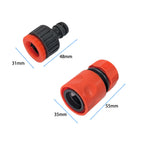 3 pcs 1/2" Quick Release Coupling Garden Hose Fitting Set