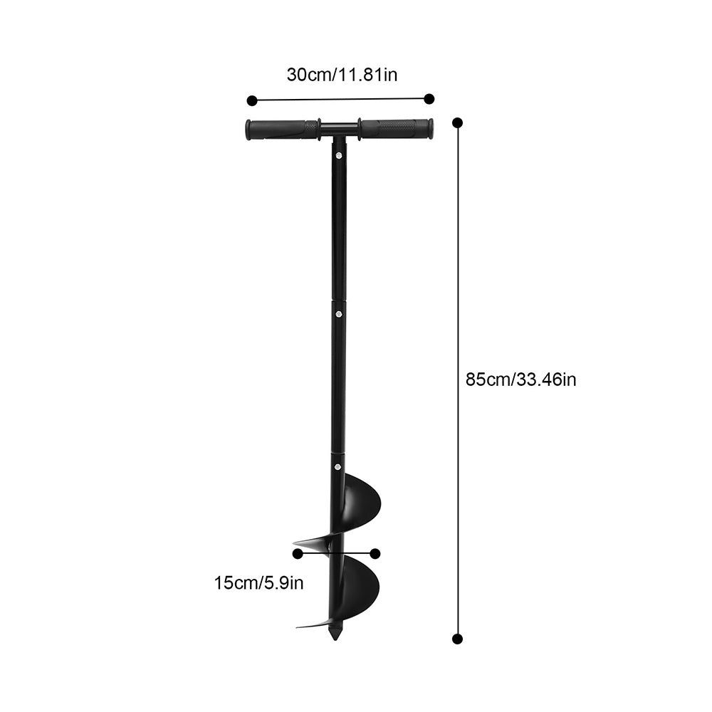 Large Hand Auger Drill  5.9"x33" Fence Post Drill Soil Digger