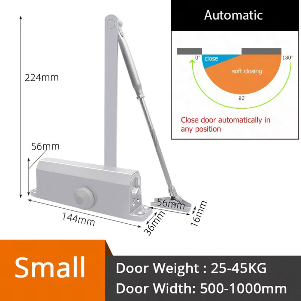 Hydraulic Buffer Automatic Door Closer Adjustable Speed Door Closing Equipment
