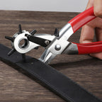 Multi-function Portable Puncher Leather Belt watch strap Hole Punch Hand Pliers