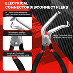 4 Pcs Electrical Disconnect Pliers for Cars Push Plugs