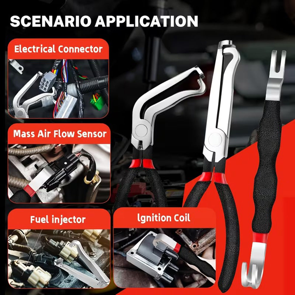 4 Pcs Electrical Disconnect Pliers for Cars Push Plugs