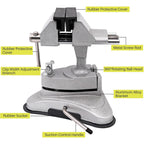 Universal Light Bench  Mini Table Vise 360° Rotation Suction Cup Bench Clamp