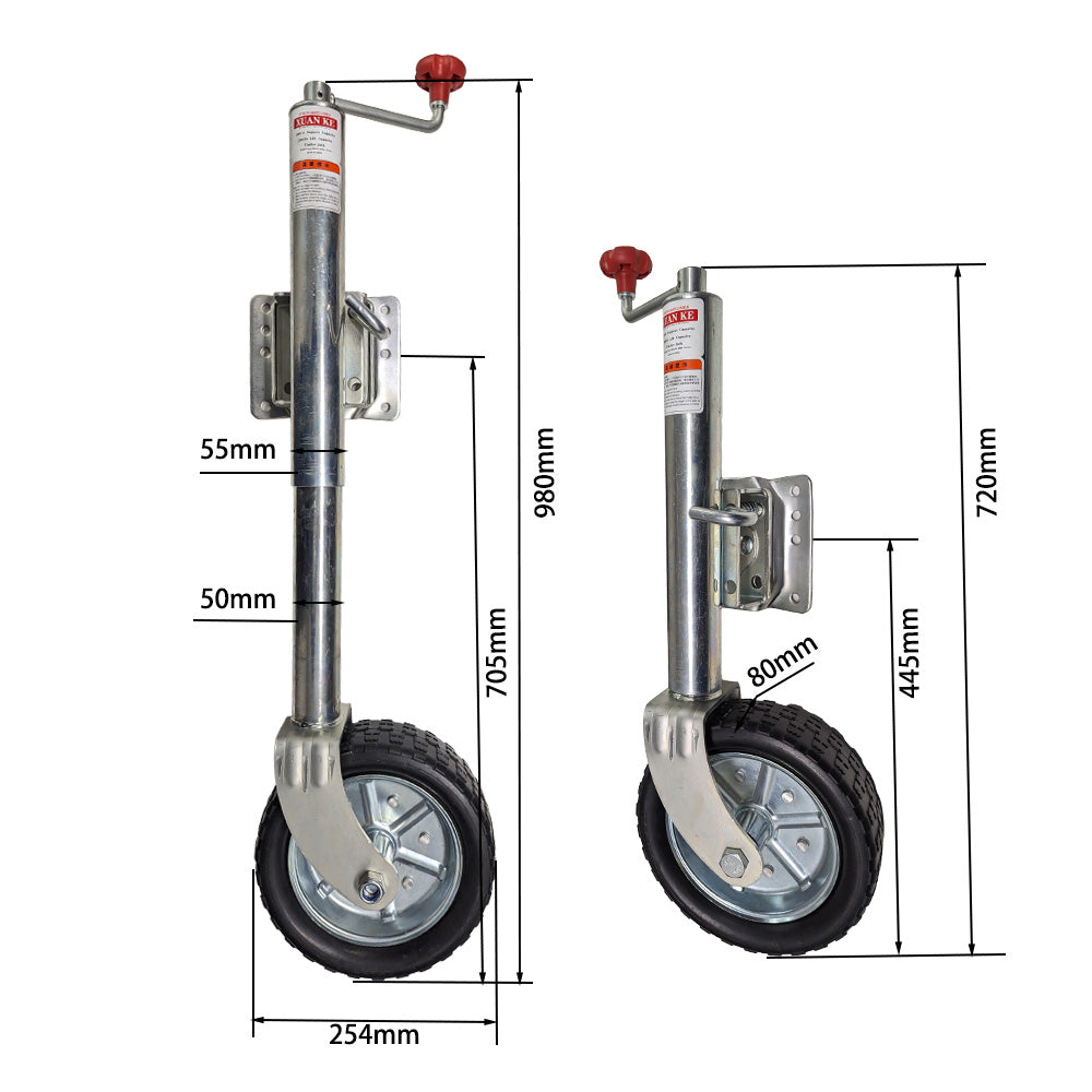 2000lbs 10â€?Jockey Wheel &nbsp;Swivel Bracket Top Shake