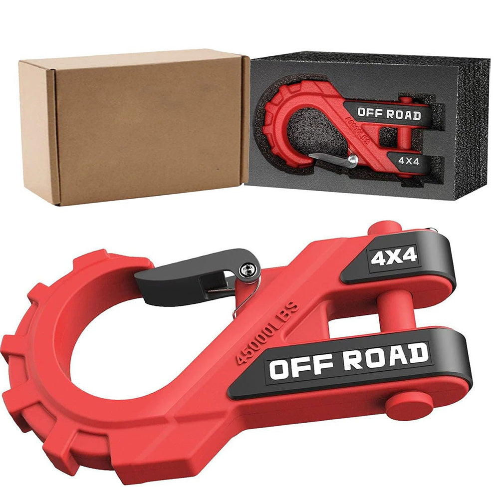 Heavy-Duty 45000 lbs Zinc-Coated Trailer Winch Hook for Off-Road Truck Towing