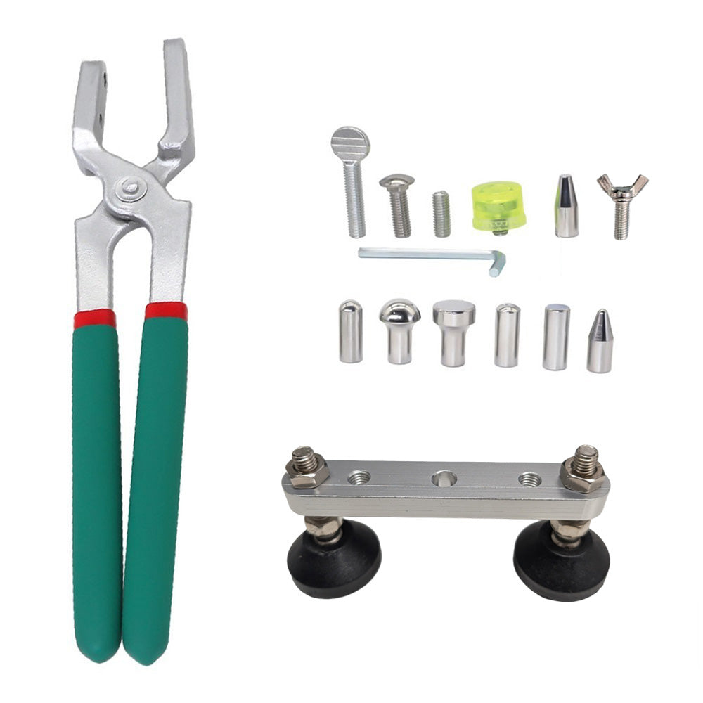 Car Dent Repair Tools Car Door Fender Body Edge Crimp Plier 10 Replacement Heads
