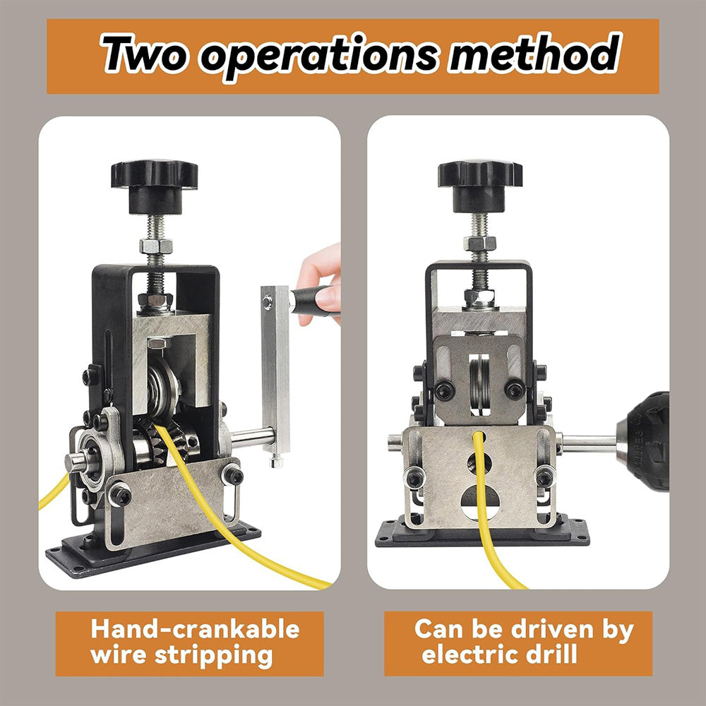 Manual Wire Stripping Machine Cable Peeling Cutter Drill-Driven