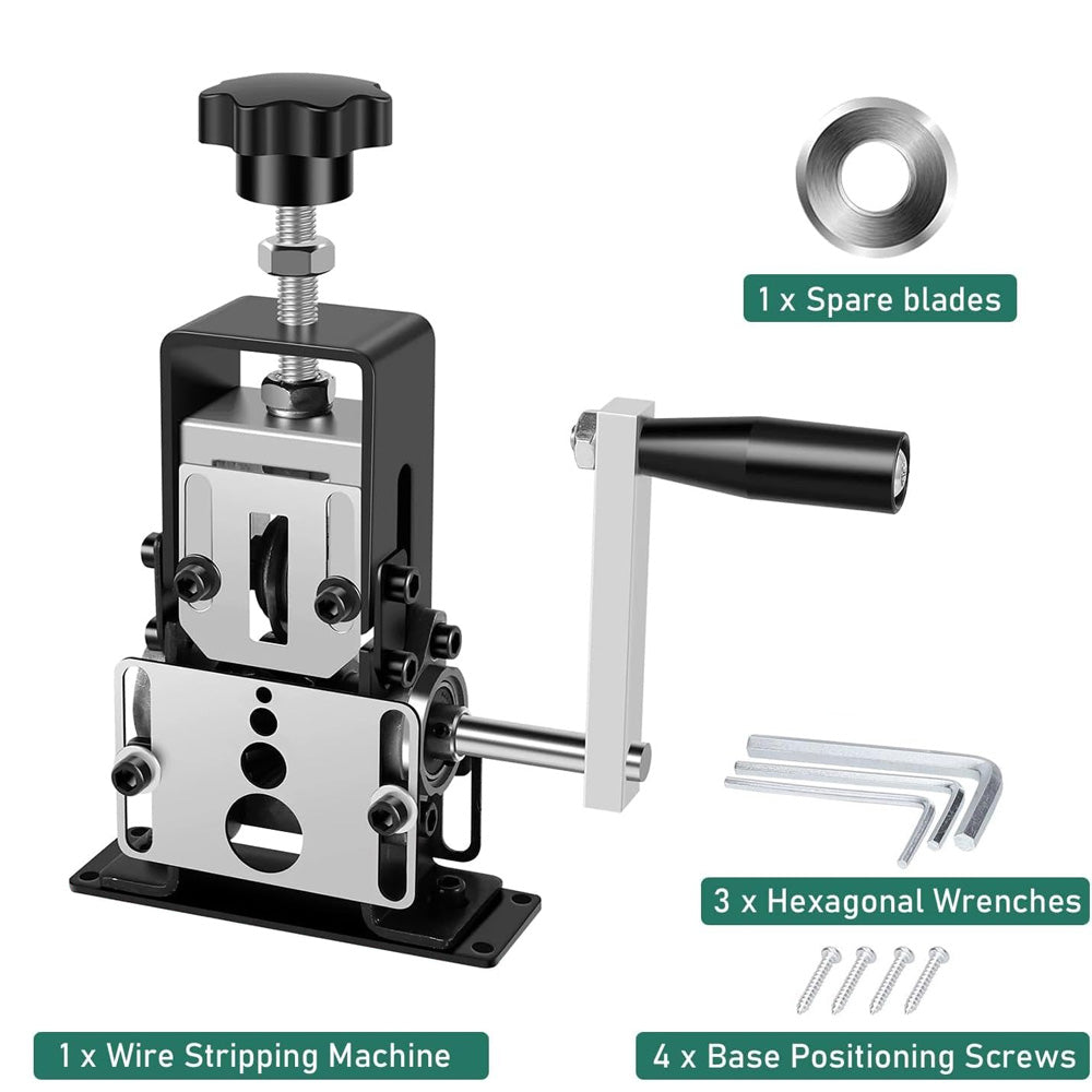 Manual Wire Stripping Machine Cable Peeling Cutter Drill-Driven