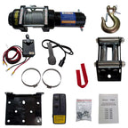 12V 4000LBS Electric Winch Tow Towing Truck 5mm x10m Steel Cable