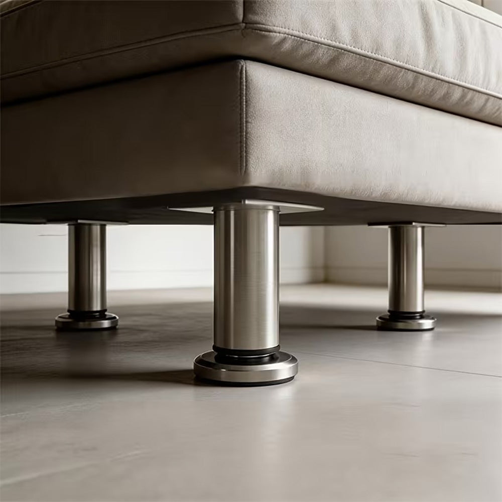 4pcs Stainless Steel Furniture Support Legs Adjustable in Height