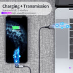 Rotating Elbow Type-C to Lightning 18W 1.2m Mobile  Phone Charger Cable
