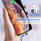 Rotating Elbow Type-C to Lightning 18W 1.2m Mobile  Phone Charger Cable