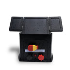 8KM 8KV 0.3J solar Fence Energizer 3.5W foldable PET laminated solor pannel