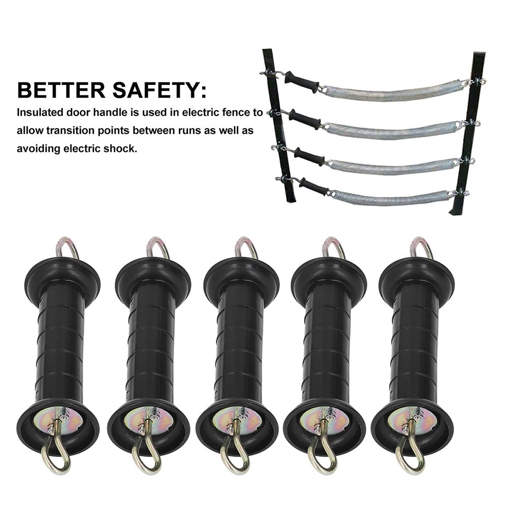 5 Pcs Electric Fence Handle &nbsp;Insulated Gate Grip Bar for Farm and Ranch