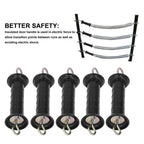5 Pcs Electric Fence Handle &nbsp;Insulated Gate Grip Bar for Farm and Ranch