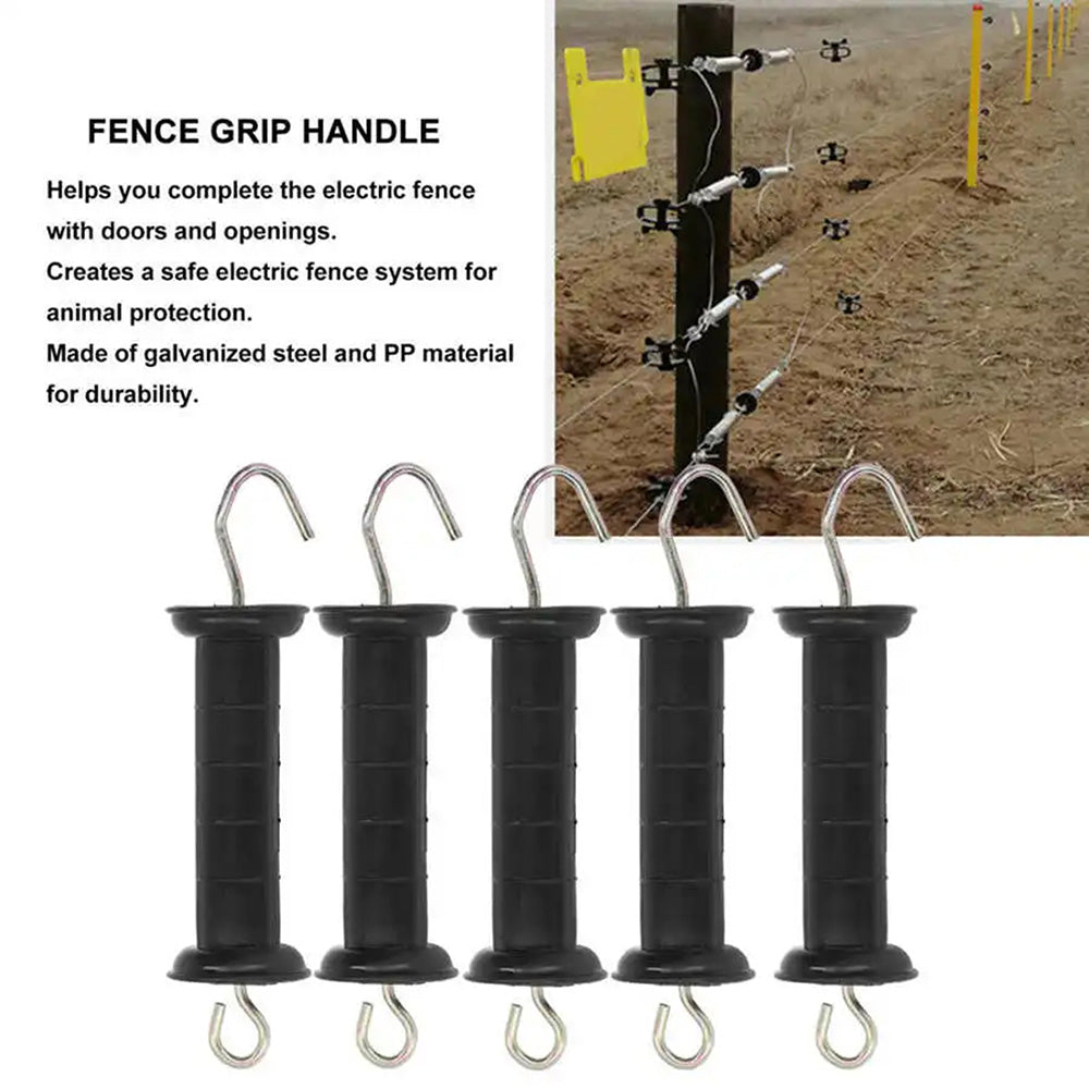 5 Pcs Electric Fence Handle &nbsp;Insulated Gate Grip Bar for Farm and Ranch