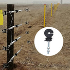50 Pcs Electric Fence Insulation Screw Insulated Attachment Ring Insulator M6