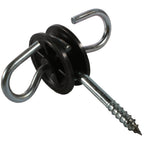 20 Pcs Farm Fence Insulator Gate Handle Insulator with 2 Hanging Eyelets Support