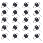 20 Pcs Farm Fence Insulator Gate Handle Insulator with 2 Hanging Eyelets Support