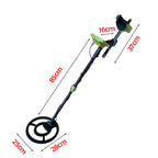 5 Mode Metal Detector Higher Accuracy 11" Waterproof Coil for Gold Detecting