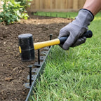 10cm x 10m Lawn Garden Edging Kit  Flexible Durable Border Paver