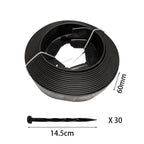 6cm x 10m Lawn Garden Edging Kit  Flexible Durable Border Paver