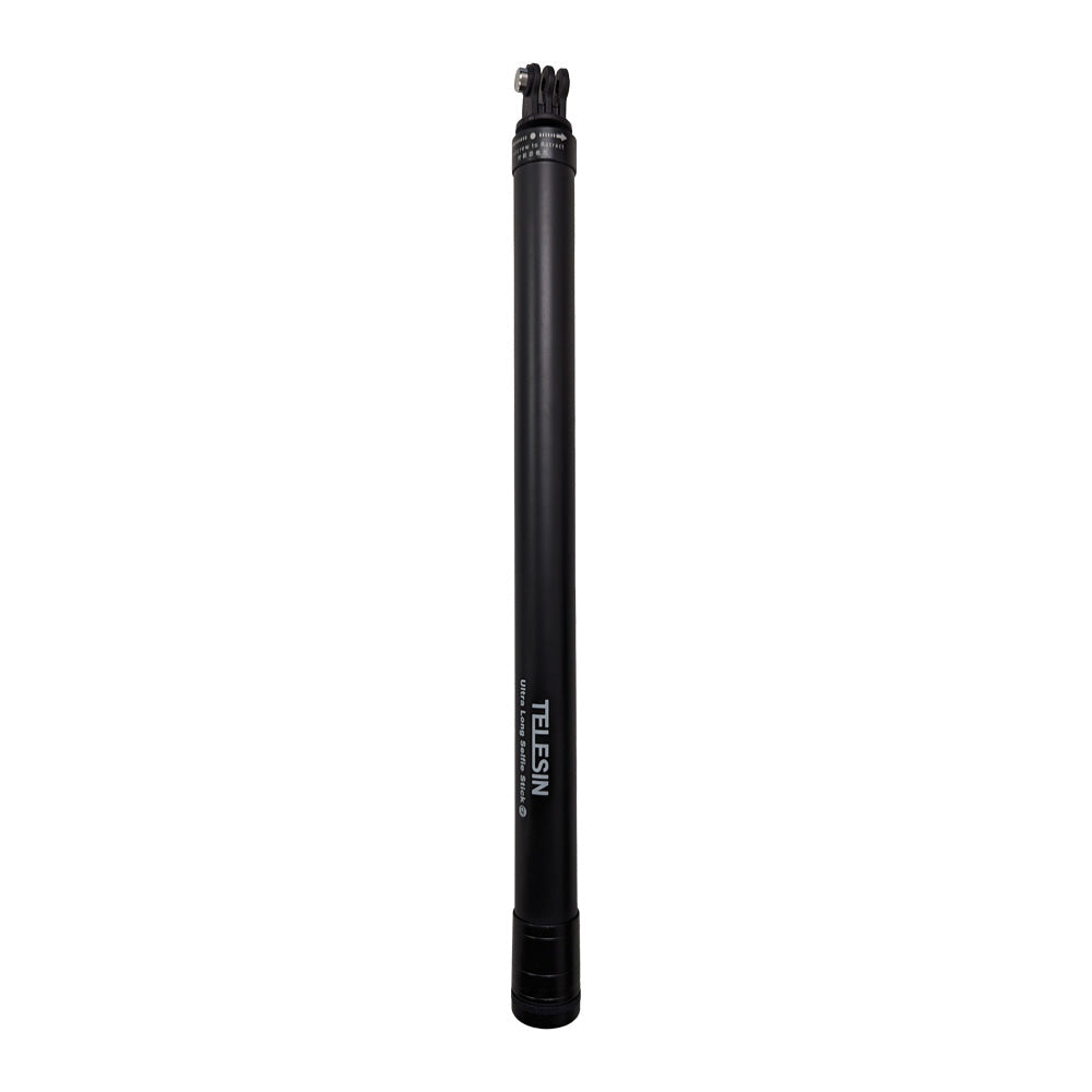 TELESIN 2.7M Ultra Long Monopod Carbon Fiber Selfie Stick For GoPro Hero 12 11 10 9 8 7 6 5 4 Max Insta36