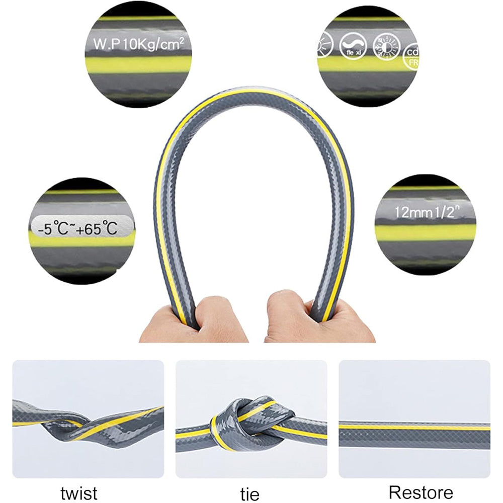Arzoe 12mm x 50m Garden Hose Garden Hose Car Wash Hose