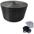 Solar Panel Bird Net Guard 8"x 100ft 100pcs Stainless Steel Fasteners Clips