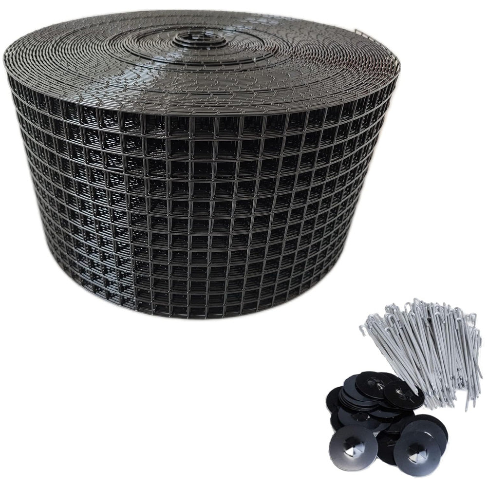Solar Panel Bird Net Guard 8"x 100ft 100pcs Stainless Steel Fasteners Clips