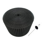 Solar Panel Bird Net Guard 8"x 100ft 100pcs Stainless Steel Fasteners Clips