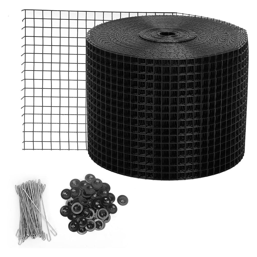 Solar Panel Bird Net Guard 8"x 100ft 100pcs Stainless Steel Fasteners Clips