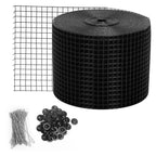 Solar Panel Bird Net Guard 8"x 100ft 100pcs Stainless Steel Fasteners Clips