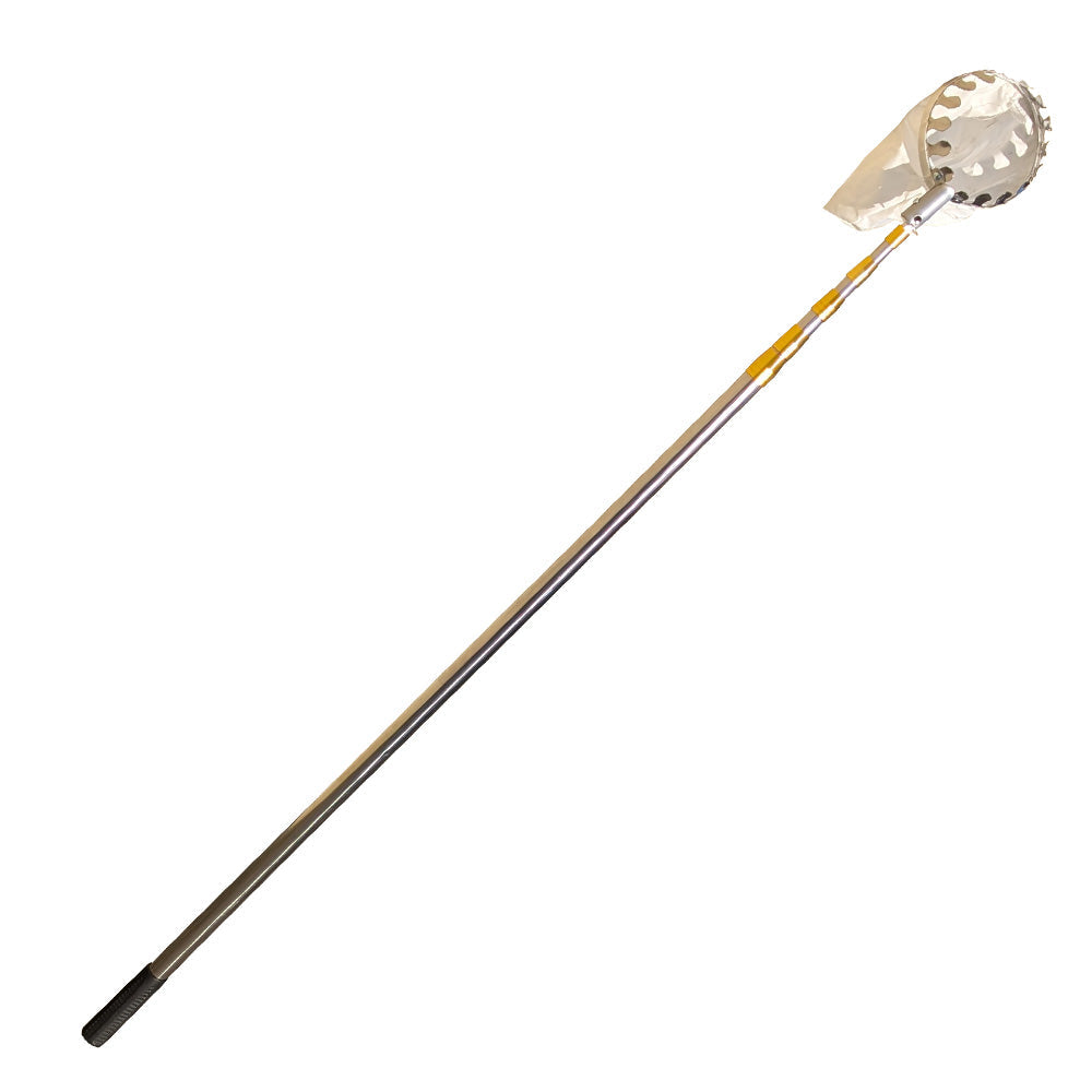 6m 19.5FT Fruit Picker Telescopic  Stainless steel Extension Pole hook sickle