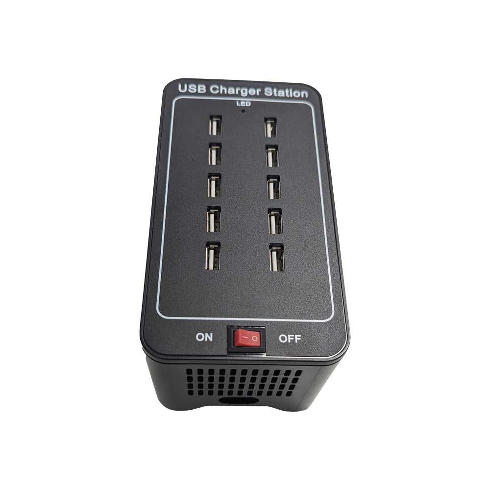 USB Charger 10 Ports HUB 25A 125W Universal Wall Desktop Fast Charging AU plug