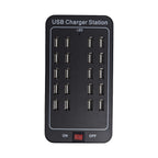 USB Charger 20 Ports HUB 25A 125W Universal Wall Desktop Fast Charging AU plug